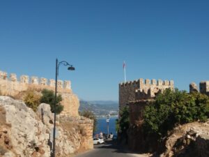 alanya, pevnosť, hrad, turecko