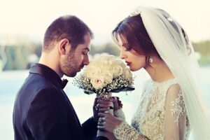 turecká svadba, ženích a nevesta
